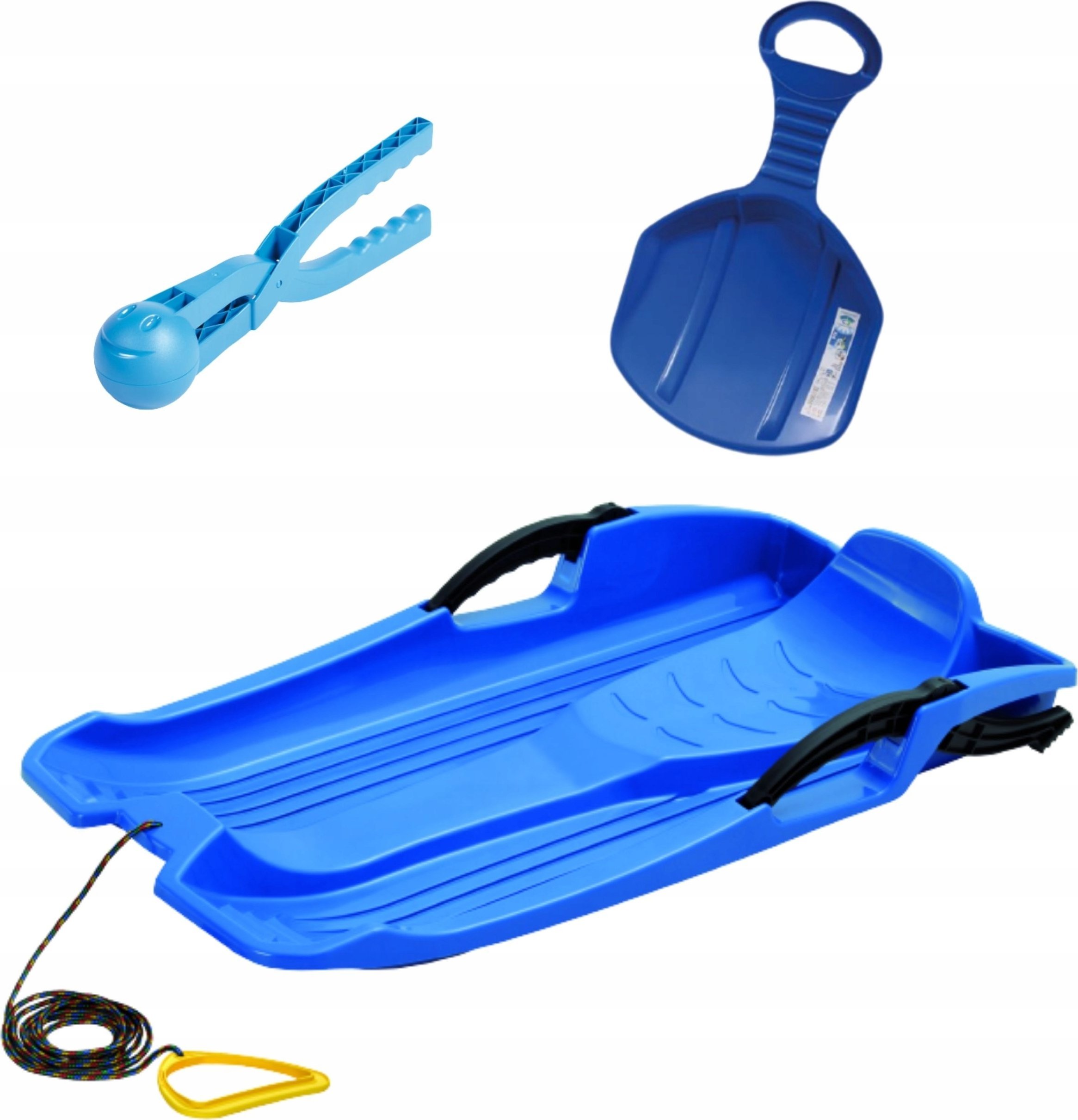 Prosperplast Sanki Bobslej z hamulcami + Ślizg + Śnieżkomat