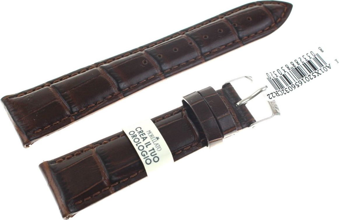 Morellato Skórzany pasek do zegarka 22 mm Morellato A01X5201656032CR22 Easy Click uniwersalny