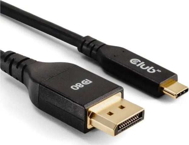 Kabel Club 3D Club3D Kabel USB Typ C <-> DP 2.1 1m 10K60Hz St/St retail