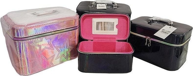 Adar Kuferek M z lusterkiem na zamek 21x14x13cm MIX