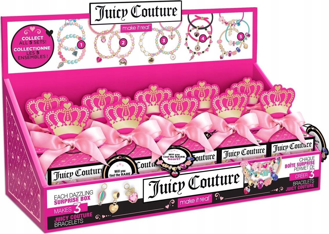 Make it real MAKE IT REAL Zestaw Niespodzianka Juicy Couture Dazzling, zabawka kreatywna