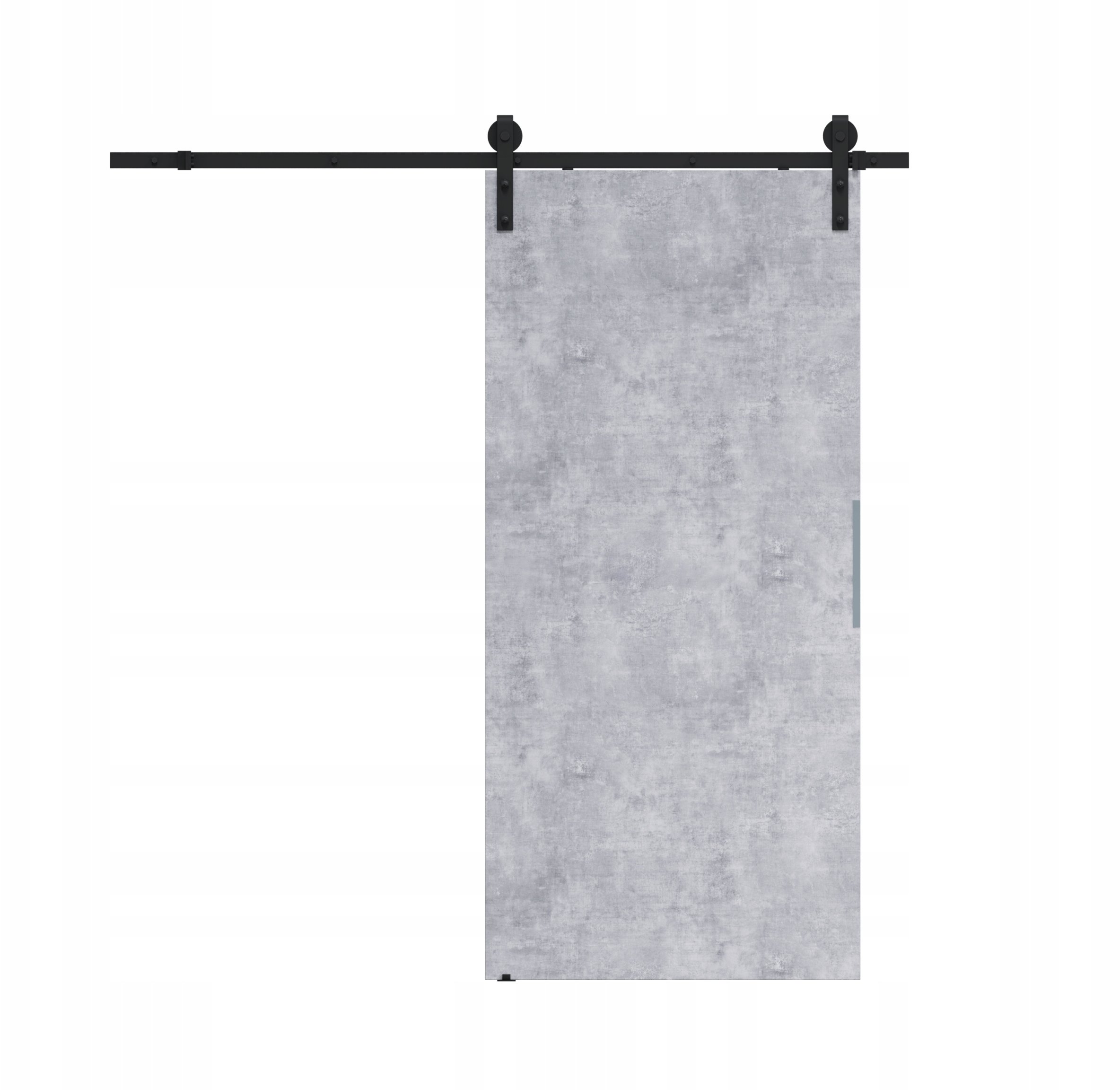 Homedoors Drzwi przesuwne 80 ścienne ALFA LOFT P 01 beton 85 + system przesuwny