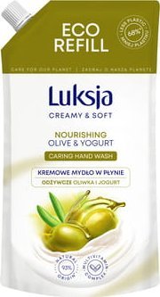 Luksja Luksja Creamy & Soft Kremowe mydło w płynie Oliwka i Jogurt 400 ml opakowanie uzupełniające