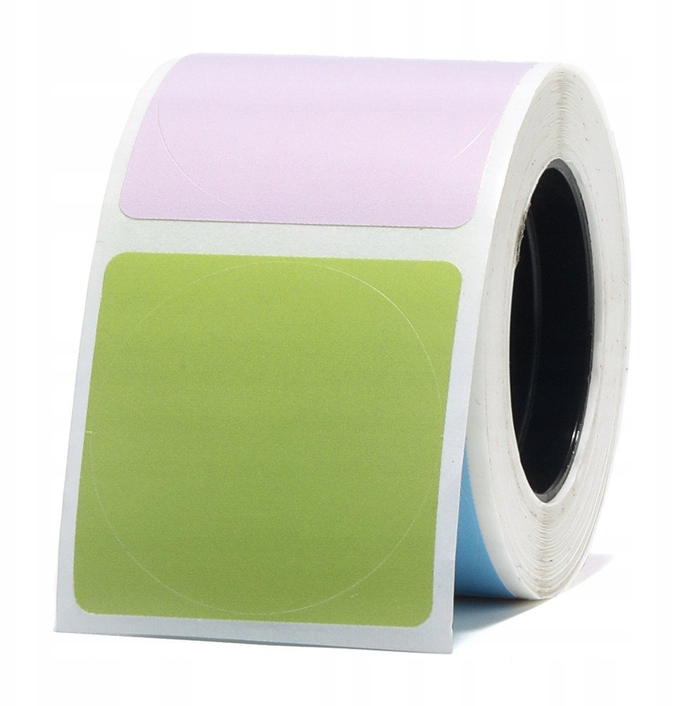 NIIMBOT ETYKIETY Naklejki do drukarki M2 KOLOROWE Okrągłe 31x31mm 220x