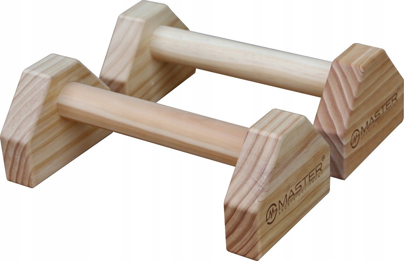 Master Uchwyty Poręcze do Pompek Drewniane MASTER 30 x 13 x 10.5 cm
