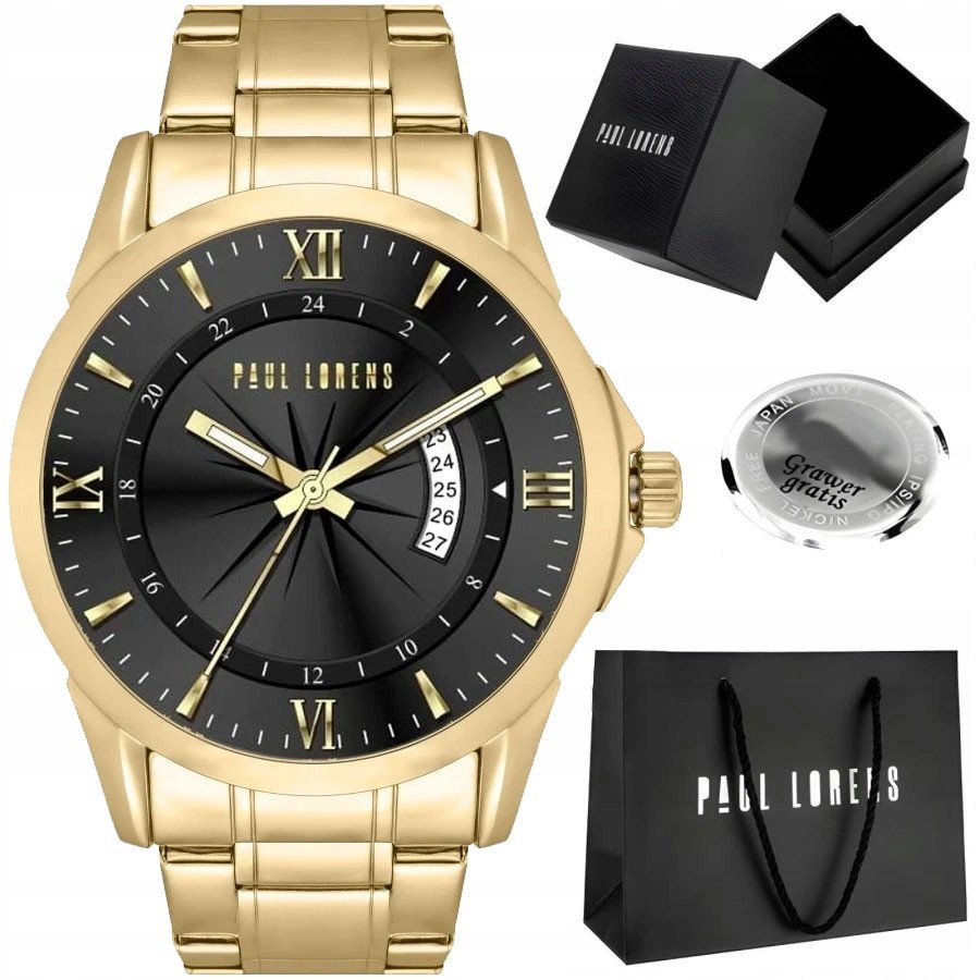 Zegarek męski Paul Lorens TRISTOR-1D1 Z GRAWEREM