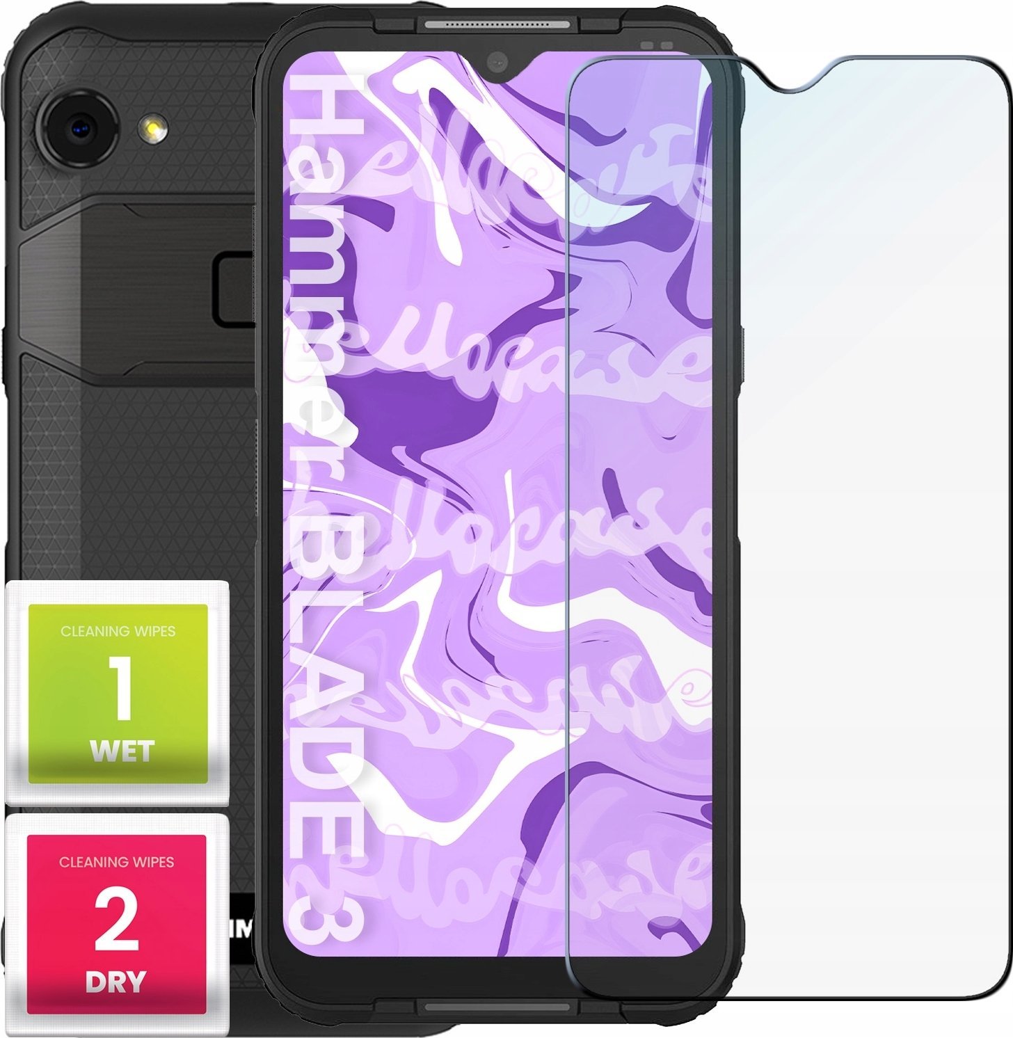 Hello Case Szkło Hartowane do Hammer Blade 3 (szybka 9H, płaskie 2.5D, ochronne)