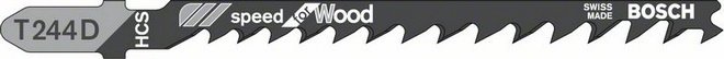 Bosch Brzeszczot do wyrzynarek Speed for Wood 100mm T 244 D 2608630058