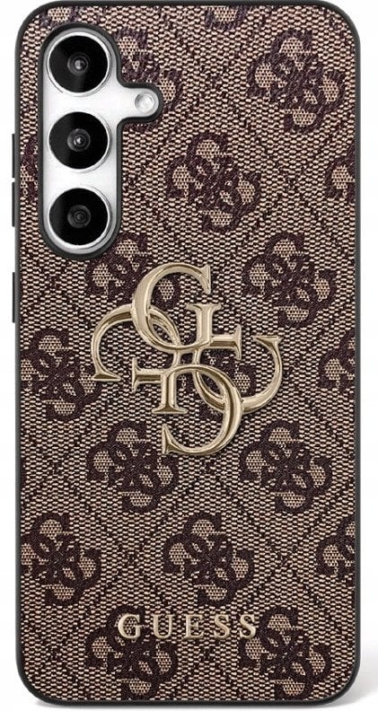 Guess Etui Big 4G Classic Logo do Samsung Galaxy S25 FE brązowy