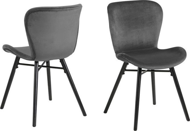 Actona Krzesło do jadalni Batilda -A1 szary