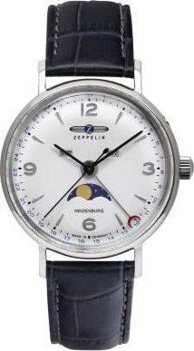 Zegarek Zeppelin Zegarek Zeppelin Hindenburg Moonphase Lady 8077-1