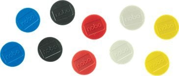 Nobo Magnesy do tablic 38 mm (2,5 kg) mix ko