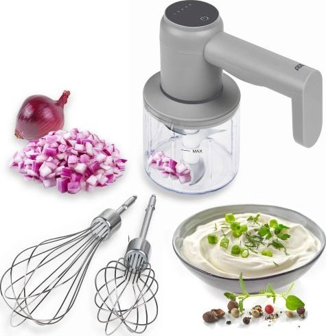 Blender ADE Wielofunkcyjny mikser bezprzewodowy ADE, ładowany przez USB, 6916 cm, szary