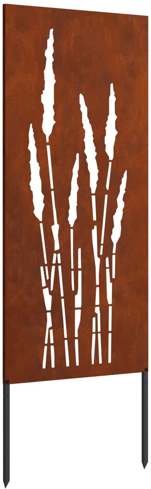 vidaXL Ekran zapewniający prywatność w ogrodzie Rdzawy 50 x 140 cm