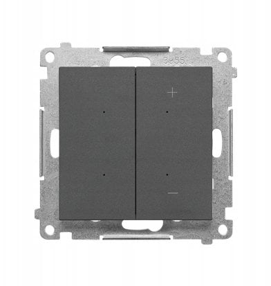 Simon 55 Ściemniacz do LED ściemnialnych, klawiszowy (moduł) Grafitowy mat TESL1.01/116