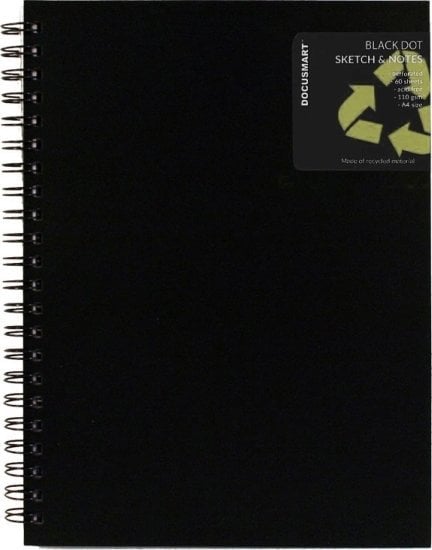 Mayland-Burde Blok szkicowy A4 Z PP Przód Sort