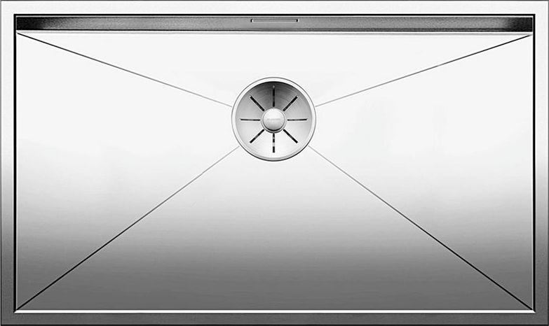 Zlewozmywak Blanco Zerox 700-U stal polerowana z korkiem InFino(521593)