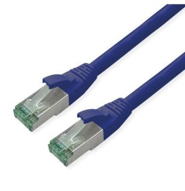 ROLINE RM S/FTP (PiMF) Patch Cord Cat.6A, niebieski, 0,3 m