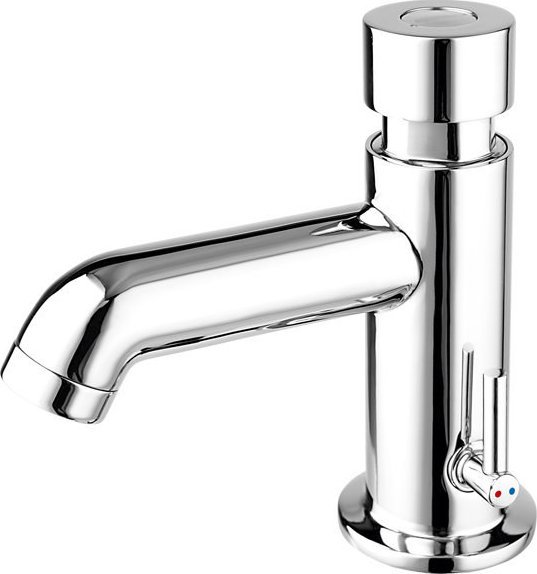 Bateria umywalkowa Ferro Bateria umywalkowa Presstige stojąca czasowa z regulacją temperatury, chrom