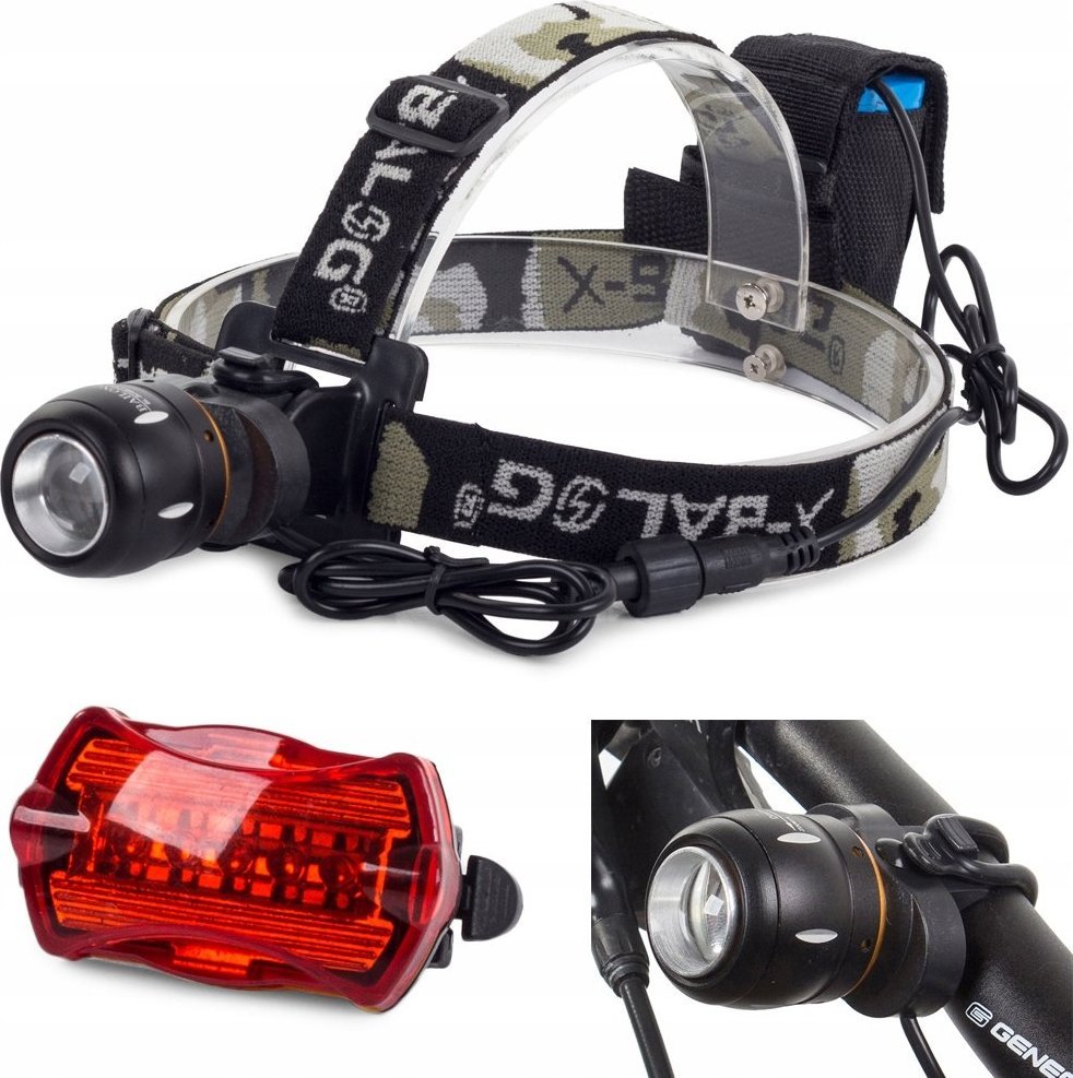 Verk BAILONG LATARKA CZOŁOWA ROWEROWA PRZÓD CREE ZOOM