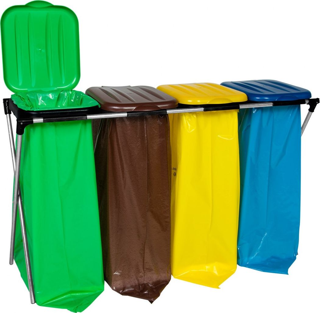 GSG Stojak uchwyt na worki 120L na śmieci do segregacji (1010636)