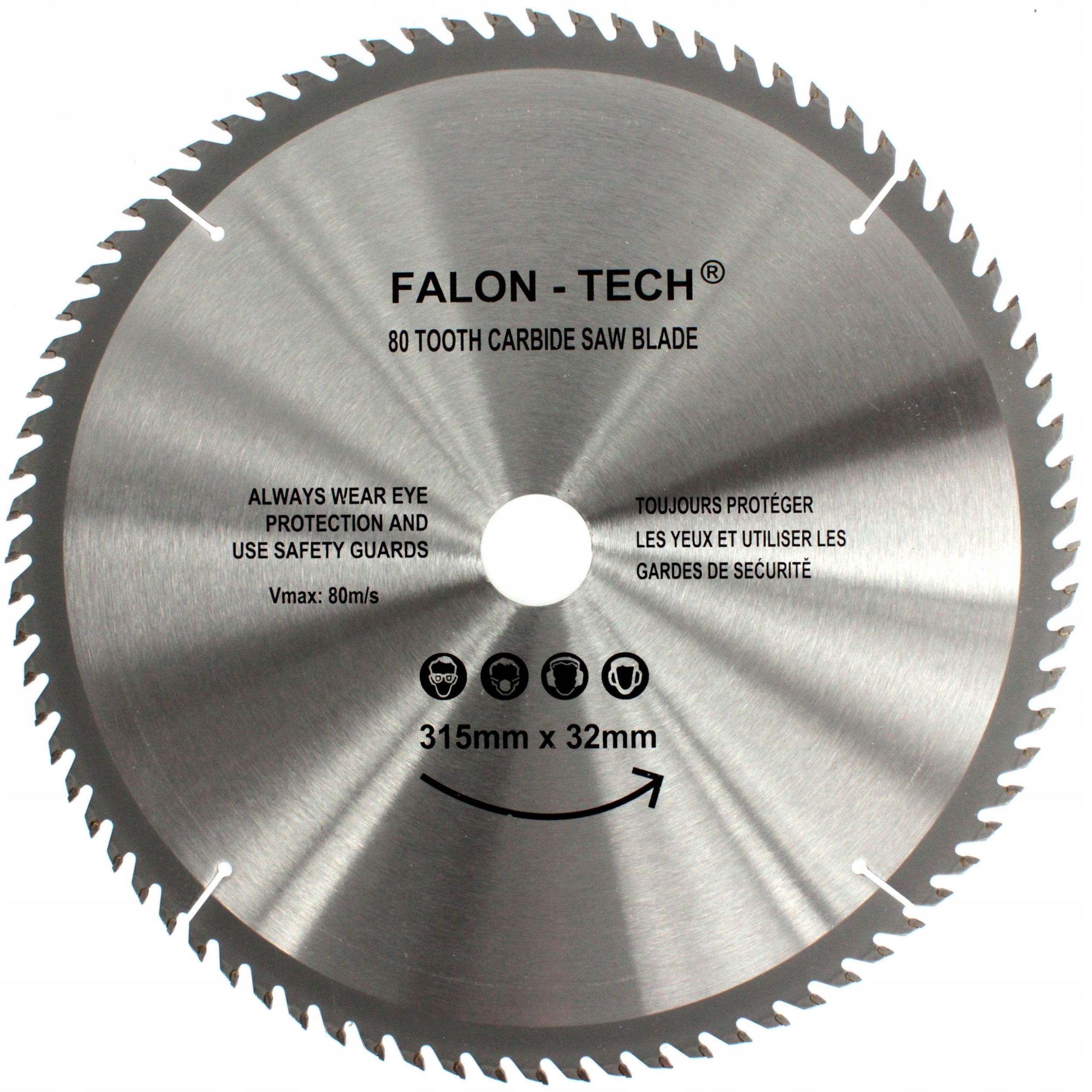 Tarcza widiowa do drewna 315mm x 32mm 80T Falon-Tech