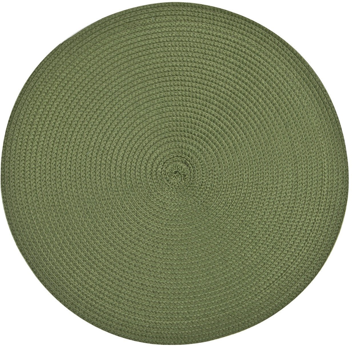 Mata dekoracyjna 38 cm Round 81363 Zielona