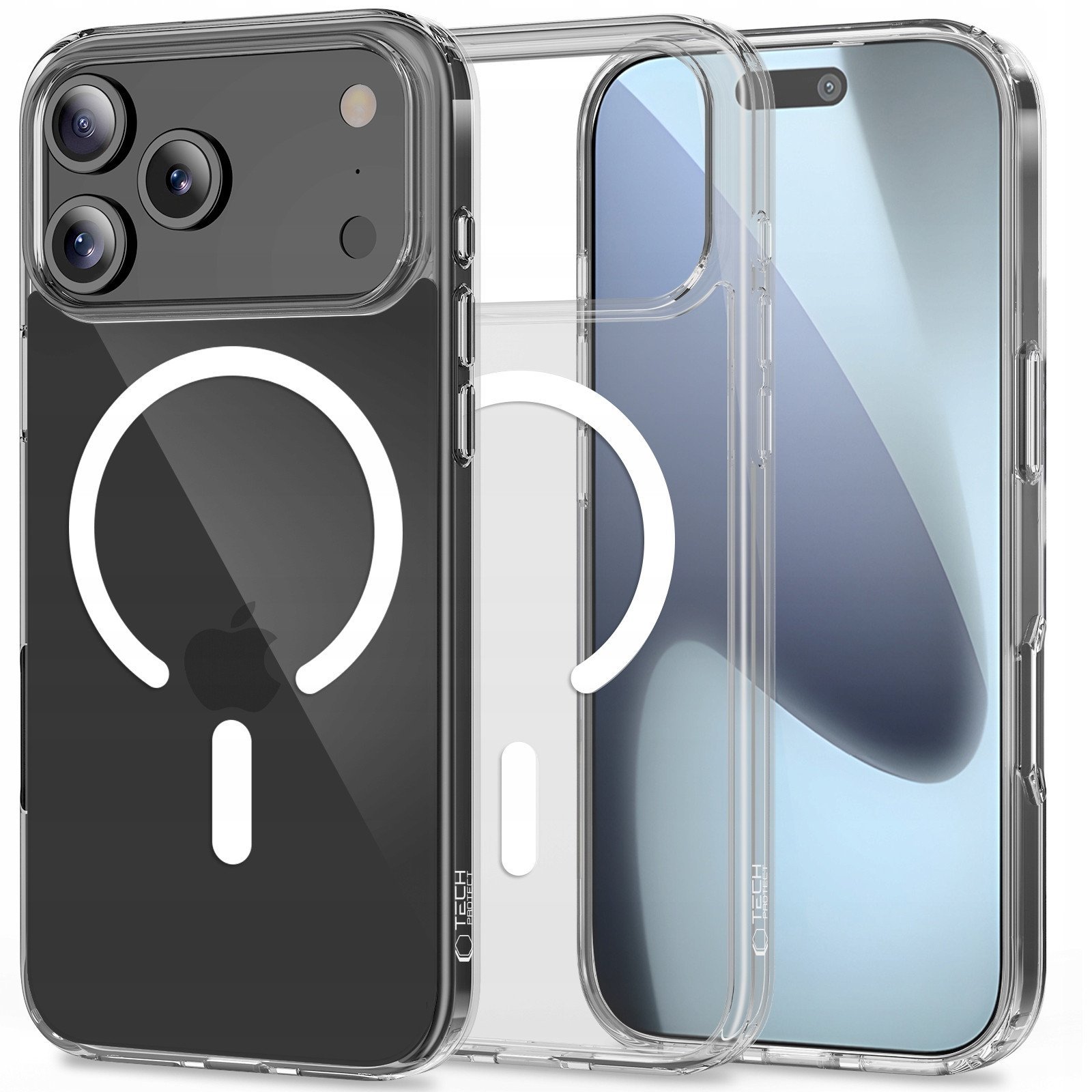 Etui Tech-Protect Flexair Hybrid MagSafe do Apple iPhone 17 Pro Max Clear