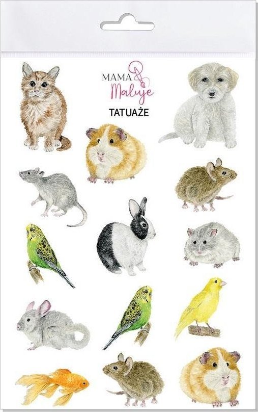Tatuaże zmywalne Zwierzęta domowe