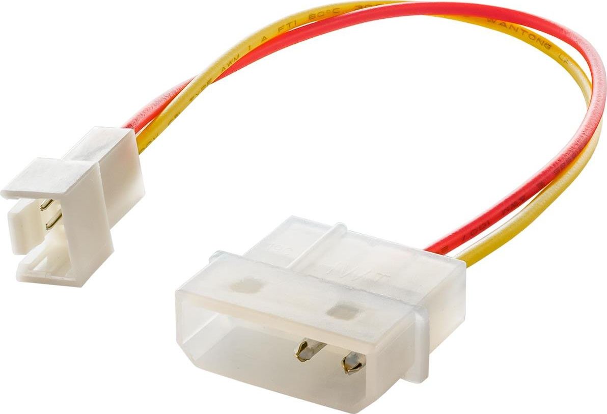Akyga Molex - 3-pin, 0.15m, Wielokolorowy (AK-CA-36)