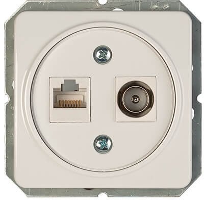 COMPUTER AND TV SOCKET TVL/KLRJ45-15E2-