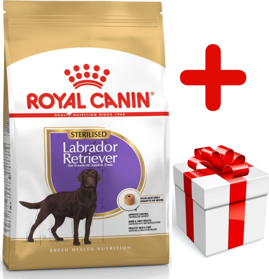 Royal Canin ROYAL CANIN Labrador Retriever Sterilised Adult 12kg + niespodzianka dla psa GRATIS!