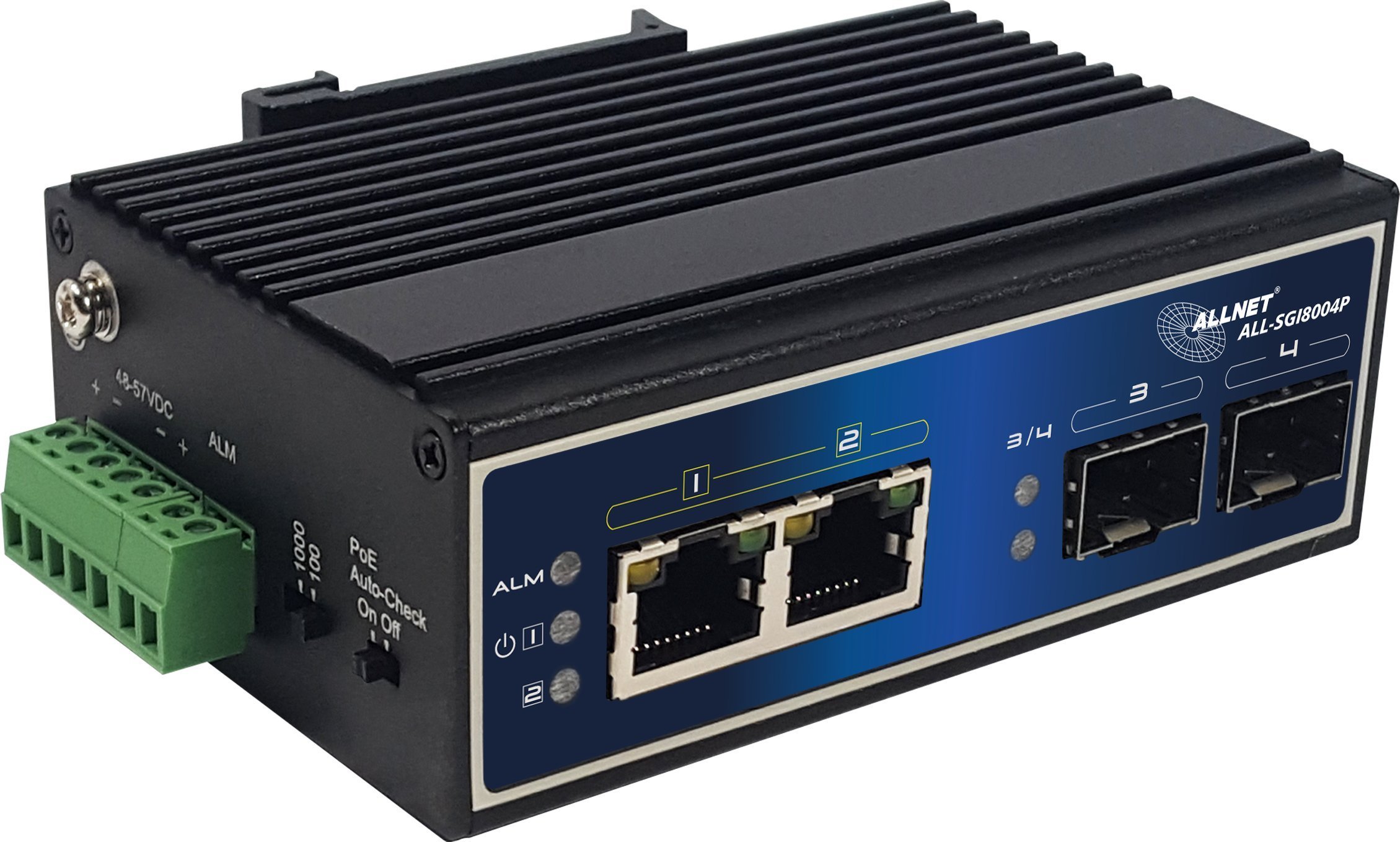 Switch Allnet 4+2P ALLNET ALL-SGI8004P POE industrial
