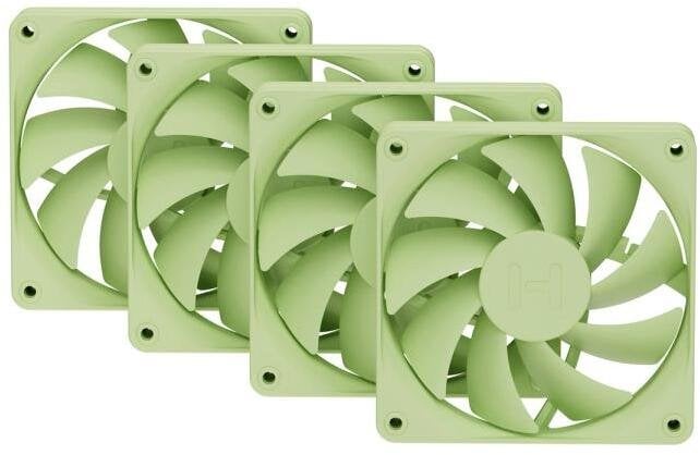 HYTE FAN- -FA12-MM-4 system chłodzenia komputerów Procesor Wentylator 12 cm Zielony 4 szt.