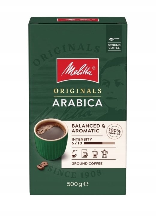 Kawa mielona Melitta Kawa mielona Originals Arabica 500g