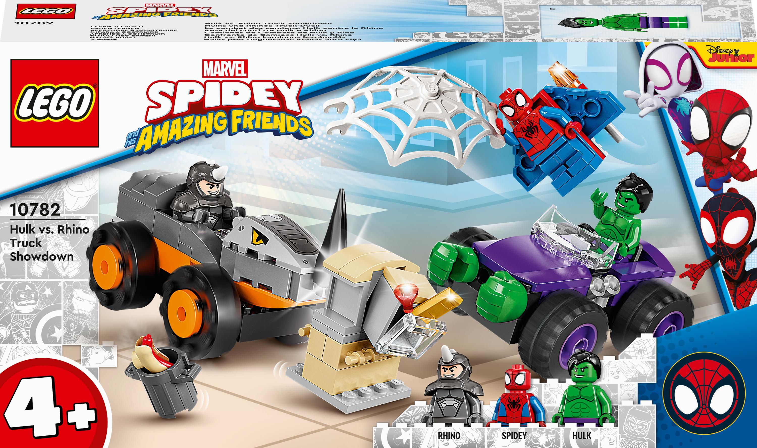 LEGO Marvel Spider-Man Hulk kontra Rhino — starcie pojazdów (10782)
