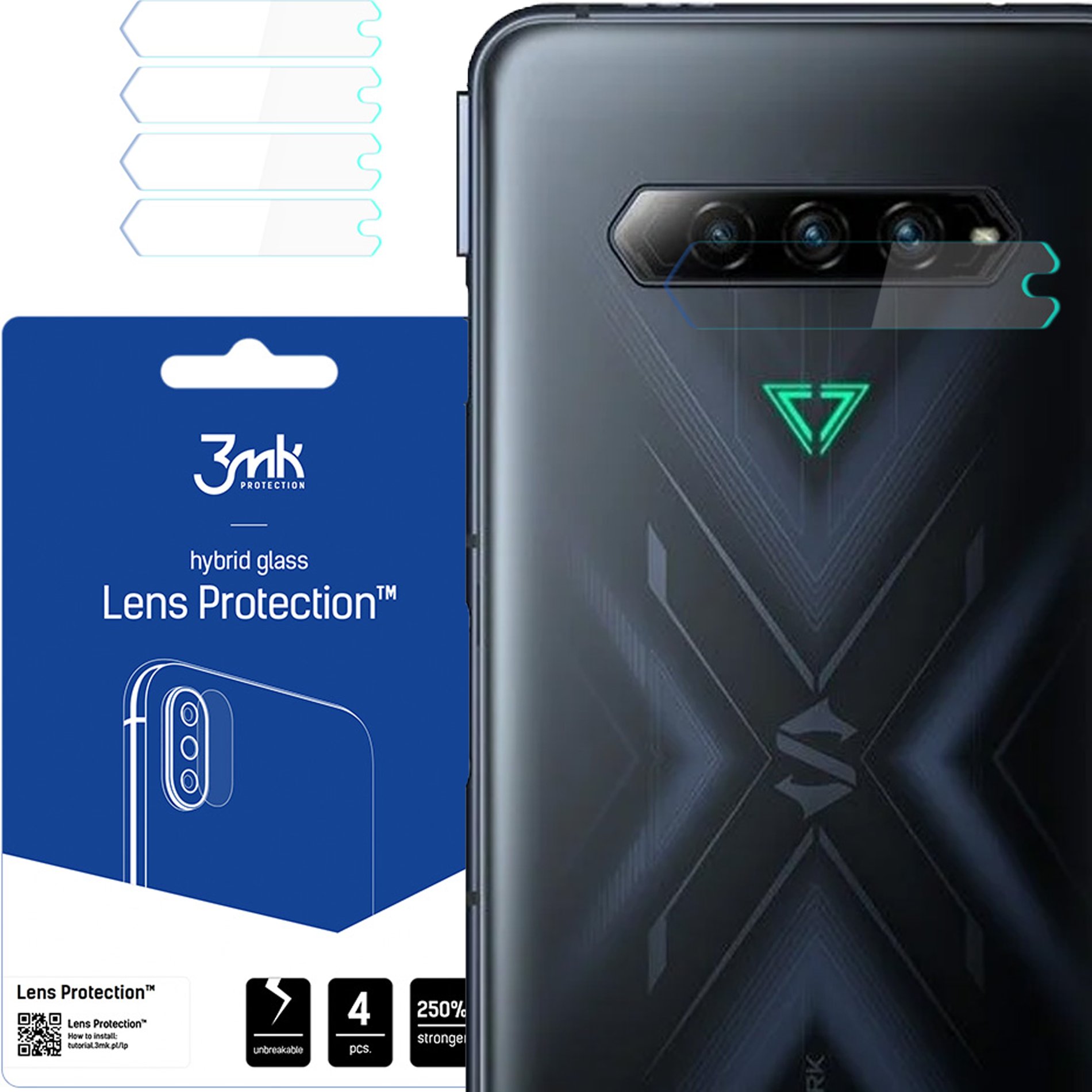 XIAOMI BLACK SHARK 4 PRO 5G - 3MK LENS PROTECTION