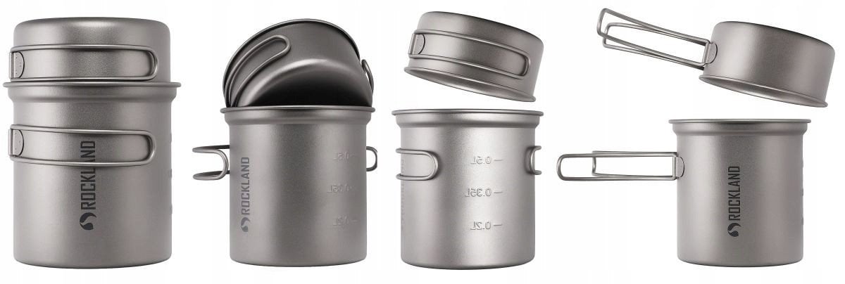 Zestaw naczyń TRAVEL PRO TITANIUM