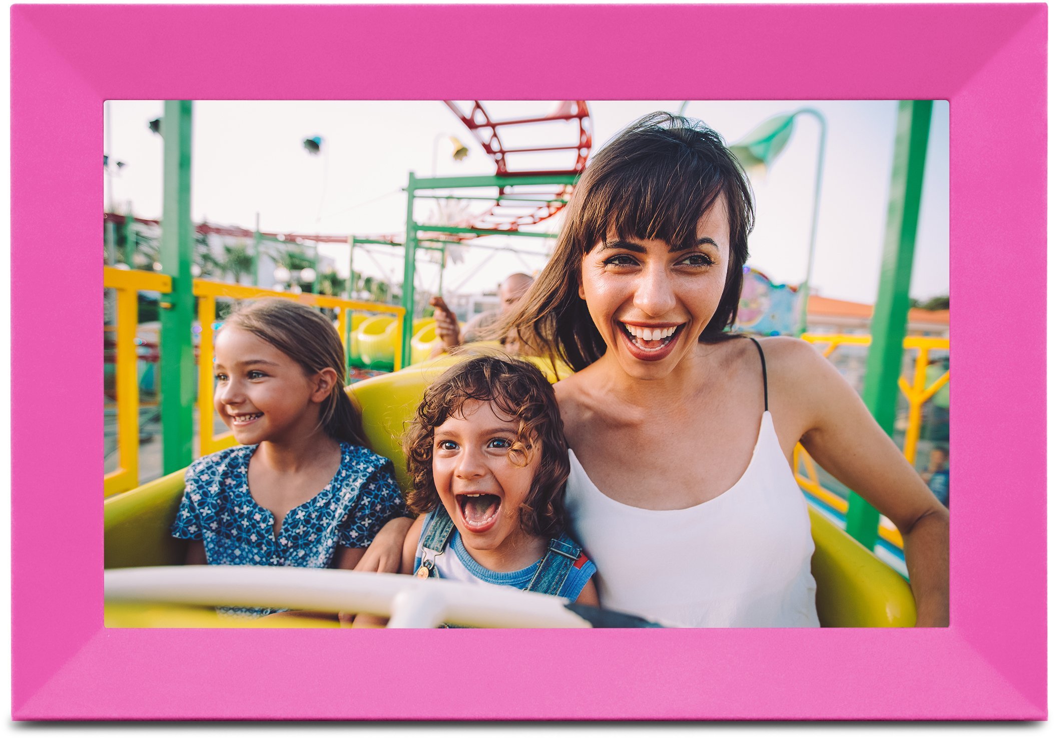 Ramka na zdjęcia Denver PFF-1023P z FRAMEO HD różowa