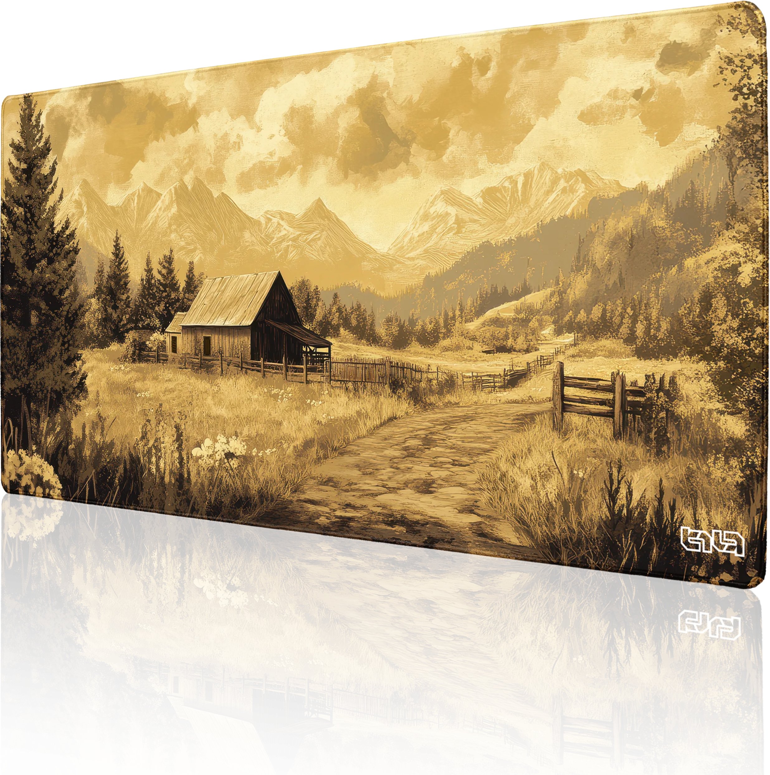 PODKŁADKA POD MYSZ MYSZKĘ Dzikie Prerie 100x50 TILT Na biurko Wytrzymała