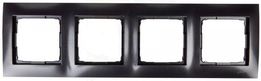 Kontakt-Simon Ramka poczwórna SIMON54 uniwersalna antracyt - DR4/48