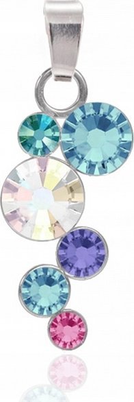 Radziszewska Jewellery Zawieszka Srebrna z Kryształami do Łańcuszka Prezent na Dzień Mamy