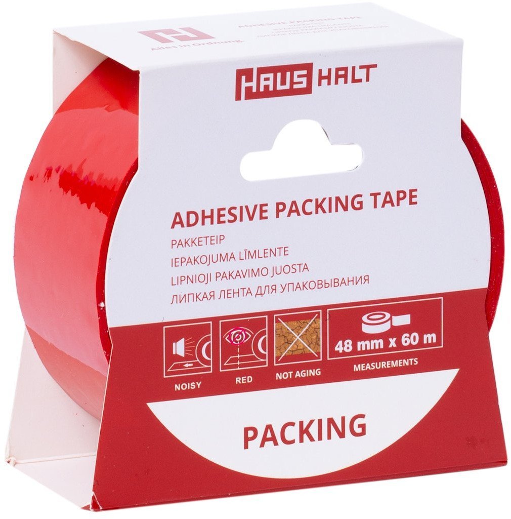 ADHESIVE PACKING TAPE HAUSHALT 48MM60M