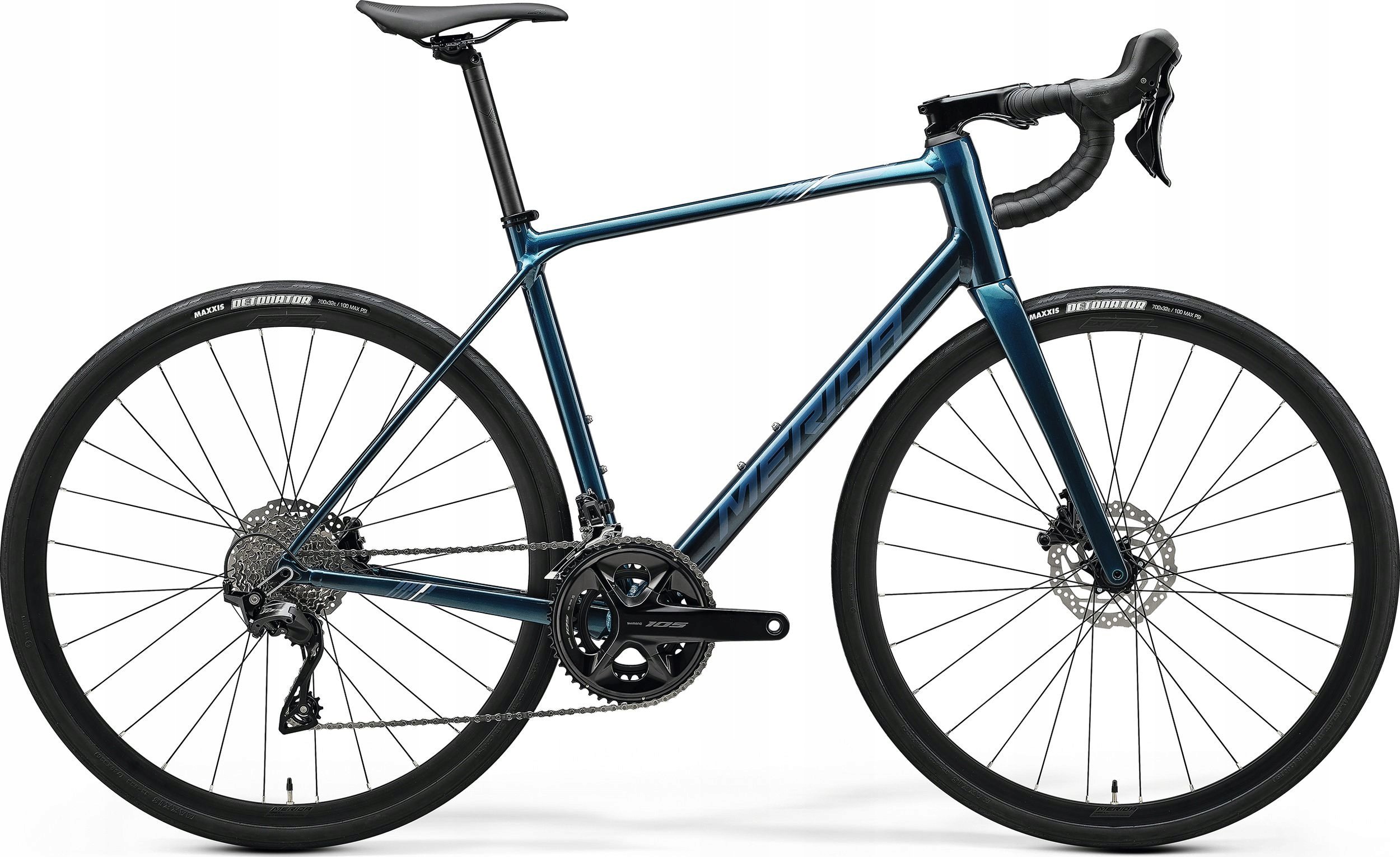 Dviratis Merida Scultura Endurance 400 II3 teal-blue(silver-blue)-L (Dydis: L)