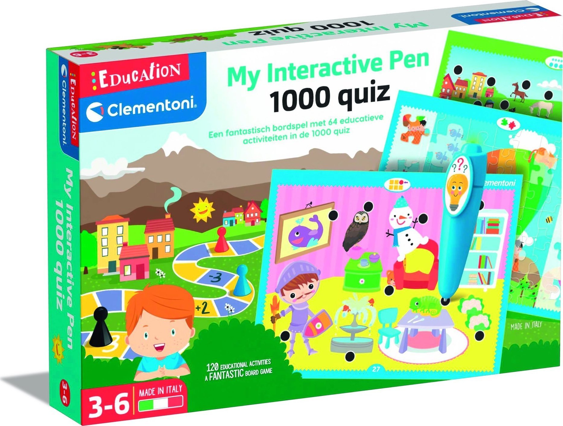 Clementoni TOY EDUC MY INTERACTIVE PEN 1000 QUIZ