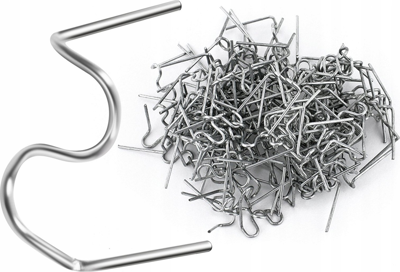 Rosfix ZSZYWKI DO PLASTIKU PŁASKIE LITERA S 0,6MM 100SZT