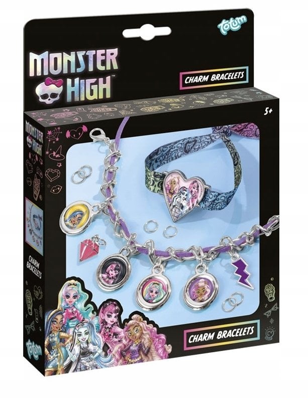 Zestaw do robienia bransoletek z charmsami Monster High