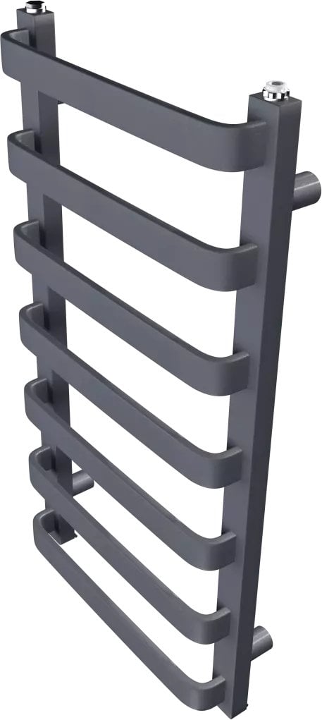 Grzejnik łazienkowy Hydroland GRZEJNIK ŁAZIENKOWY MISAKI DUO 1270X540 ANTRACYT PRZYŁ. ŚRODK. 572W // GRŁ-G/MD-1270X540-AN