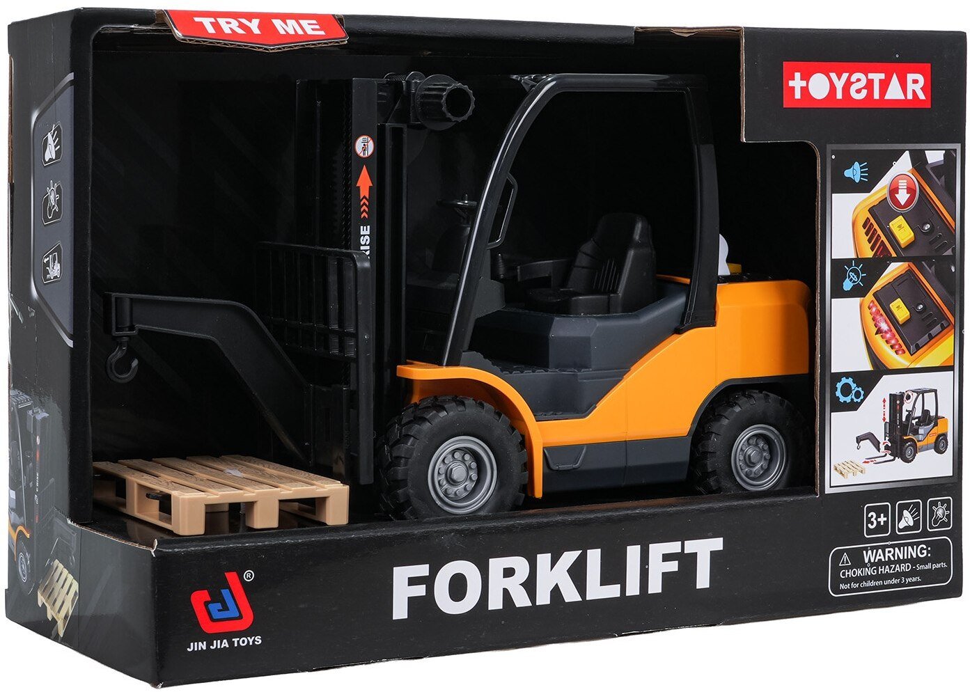 Wózek Widłowy 1:14 z Funkcją Świateł i Dźwięku