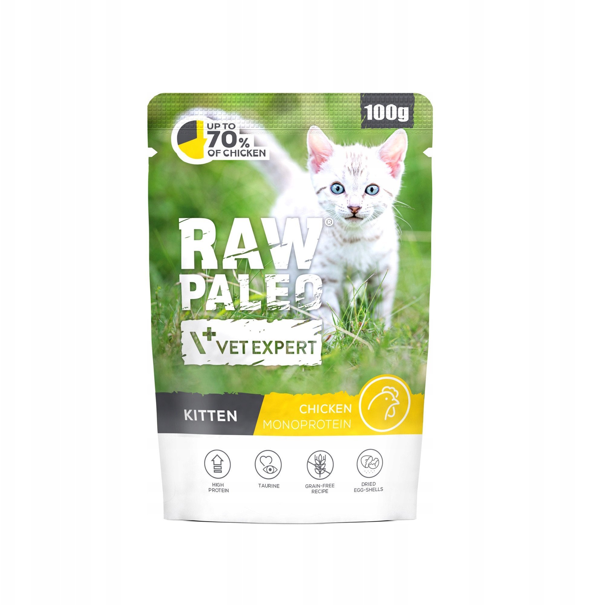 VetExpert Raw Paleo Kitten Cat Chicken 100g